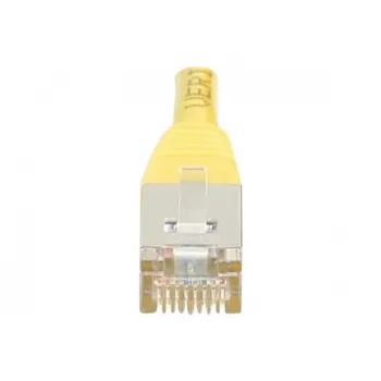 EXERTIS CONNECT Cat.6 F/UTP komutacinis kabelis, 1 m, geltonas, plonu apsauginiu spaustuku