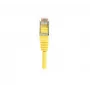 EXERTIS CONNECT Cat.5e F/UTP tinklo komutacinis kabelis, RJ45, geltonas, 1,0 m 847151