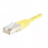 EXERTIS CONNECT Cat.5e F/UTP tinklo komutacinis kabelis, RJ45, geltonas, 1,0 m 847151