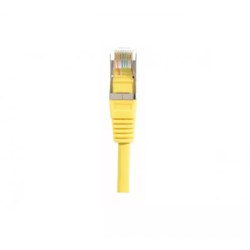 EXERTIS CONNECT Cat.5e F/UTP tinklo komutacinis kabelis, RJ45, geltonas, 1,0 m 847151