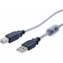 EXERTIS CONNECT USB 2,0 kabelis, USB-A (tėvinis) į USB-B (tėvinis), 2,0 m, juodas 532535