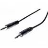 EXERTIS CONNECT 5m 3,5 mm stereo garso kabelis, vyriškas-vyriškas, juodas 108567