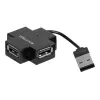 Exertis Connect 021111 USB 2.0 šakotuvas - 4 prievadų, juodas