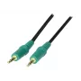 TECLINE garso kabelis, 3,5 mm stereo jack, vyriškas-vyriškas, 5,0 m, juodas 108897