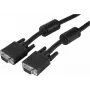 EXERTIS CONNECT SVGA monitoriaus kabelis, 15-pin HD D-Sub, vyriškas-vyriškas, 10 m, juodas 119730