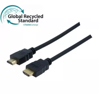Exertis Connect HDMI 2.0 didelės spartos kabelis, 4K, HDMI Type A vyriškas į HDMI Type A vyrišką, juodas, 5,0 m 127983