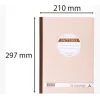Le Dauphin 1232D A4 savaiminio kopijavimo sąskaitų bloknotas, 2 sluoksnių, 50 rinkinių, baltas/geltonas