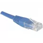 EXERTIS CONNECT CAT.6 U/UTP komutacinis kabelis, 1,5 m, mėlynas, RJ45, su fiksatoriaus apsauga 246740