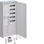 Hager ZB32SEQ15A komplektinis skaitiklių ir skirstomasis spintas, 1 eHZ skaitiklio laukas, 5 eilių skirstymo laukas, integruotas APZ, paviršinis/įleidžiamas montavimas, plienas, baltas
