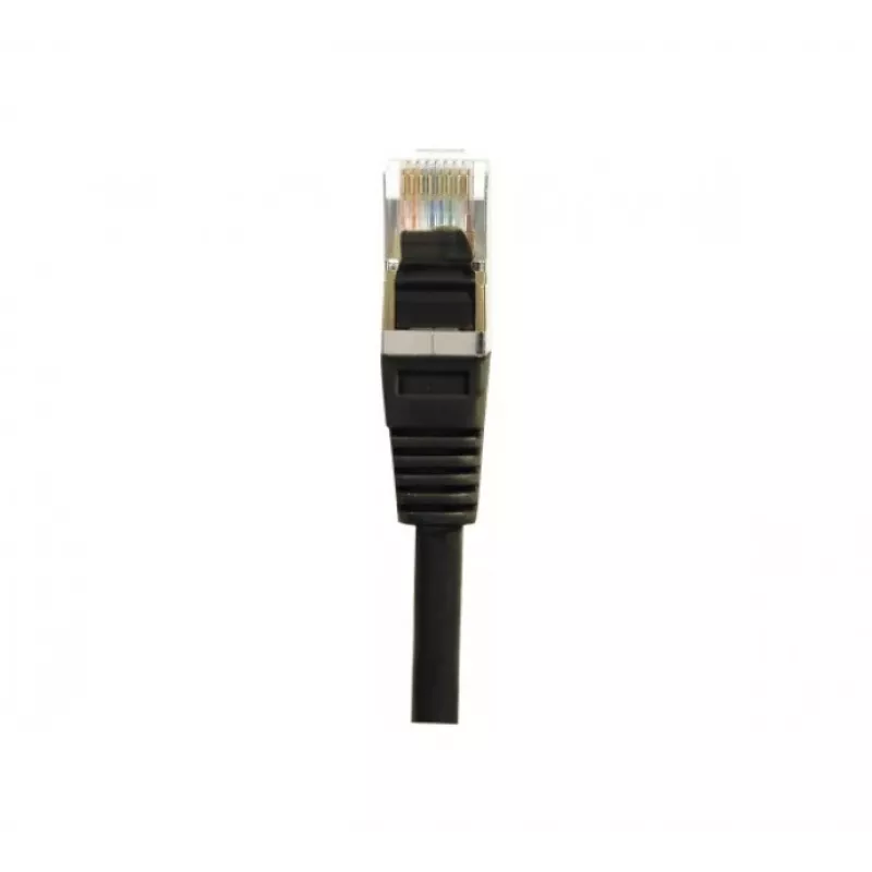 EXERTIS CONNECT Cat.6 F/UTP komutacinis kabelis, 25 m, juodas, RJ45, plonas snagless apsauga 234290