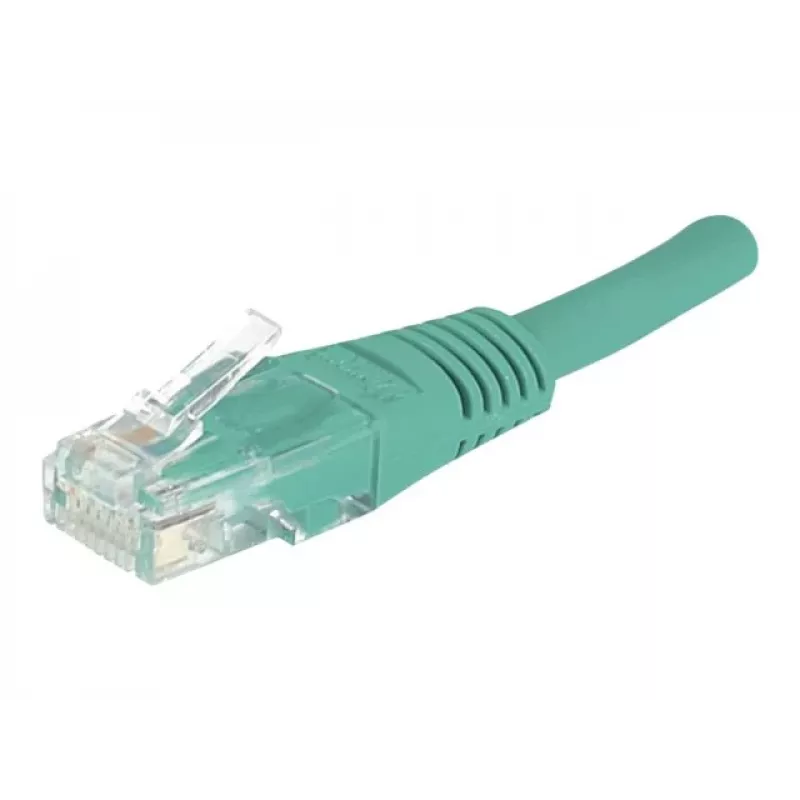 Exertis Connect Cat6 U/UTP komutacinis kabelis RJ45 į RJ45 3m žalias lietas 244730