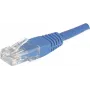 EXERTIS CONNECT Cat.6 U/UTP komutacinis kabelis, RJ45, mėlynas, 1,0 m, su fiksatoriumi 246710