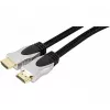 EXERTIS CONNECT High Speed HDMI kabelis su Ethernet, auksuoti kontaktai, pintu apvalkalu, 3,0 m, juodas 127911