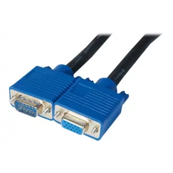 EXERTIS CONNECT Premium S-VGA prailginimo kabelis, 15,0 m, juodas 138841