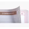 LE DAUPHIN Manifold Commandes A4 dublikatiniai užsakymo blankai, 2 dalių savaiminio kopijavimo, 297 x 210 mm, 50 rinkinių bloknote 1272D