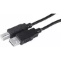 Exertis Connect USB 2.0 A-B tipo USB laidas, 3 m, juodas, 532450