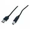 Exertis Connect USB 2.0 A-B tipo USB laidas, 3 m, juodas, 532450