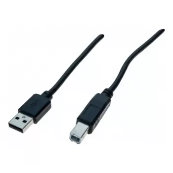 Exertis Connect USB 2.0 A-B tipo USB laidas, 3 m, juodas, 532450