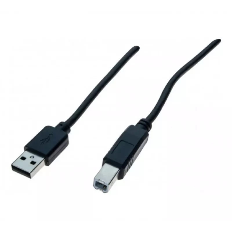 Exertis Connect USB 2.0 A-B tipo USB laidas, 3 m, juodas, 532450