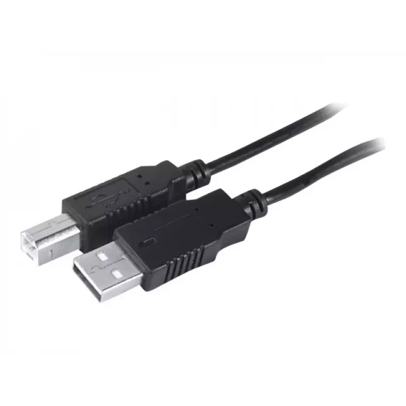 Exertis Connect USB 2.0 A-B tipo USB laidas, 3 m, juodas, 532450
