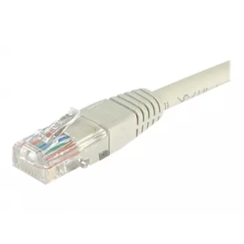 EXERTIS CONNECT Cat6 U/UTP komutacinis kabelis, 5m, pilkas, RJ45, Snagless EXC848500