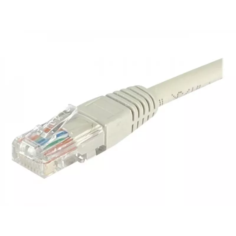 EXERTIS CONNECT Cat6 U/UTP komutacinis kabelis, 5m, pilkas, RJ45, Snagless EXC848500