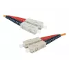 EXERTIS CONNECT LWL komutacinis kabelis Eco, 50/125 µm, OM2 daugiamodis pluoštas, SC Duplex jungtis/jungtis, oranžinis, 10,0 m UPC Polish 392696