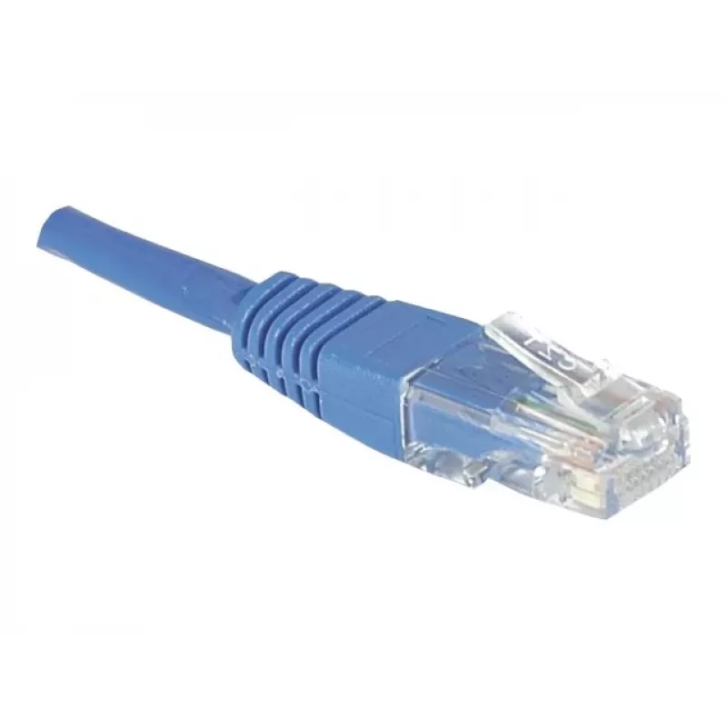 EXERTIS CONNECT Cat.6 U/UTP komutacinis tinklo kabelis, RJ45, mėlynas, 3 m, Snagless 246730