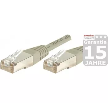 Exertis Connect 847100 Cat5e F/UTP tinklo komutacinis kabelis, 1m, pilkas