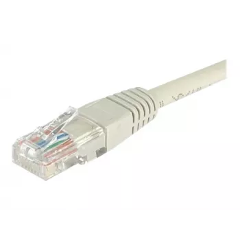 EXERTIS CONNECT Cat6 U/UTP komutacinis kabelis, 2 m, pilkas, Snagless RJ45 EXC848200