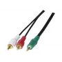 Exertis Connect 108791 garso kabelis 3 m 3,5 mm į 2 x RCA male juodas