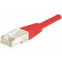 EXERTIS CONNECT Cat.6 F/UTP komutacinis kabelis, raudonas, 0,5 m, plonas apsauginis antgalis 842053