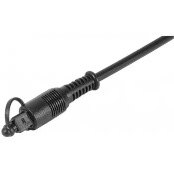 EXERTIS CONNECT skaitmeninis optinis garso kabelis TOSLINK Male to TOSLINK Male 1,8 m Fiber Optic juodas
