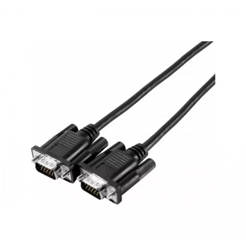 EXERTIS CONNECT SVGA monitoriaus kabelis Eco, 15-pin HD D-Sub vyriškas-vyriškas, 2,0 m, juodas 117700