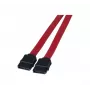 Exertis Connect SATA duomenų kabelis - 75 cm, raudonas, tiesus į tiesų, 6 Gbps 314013