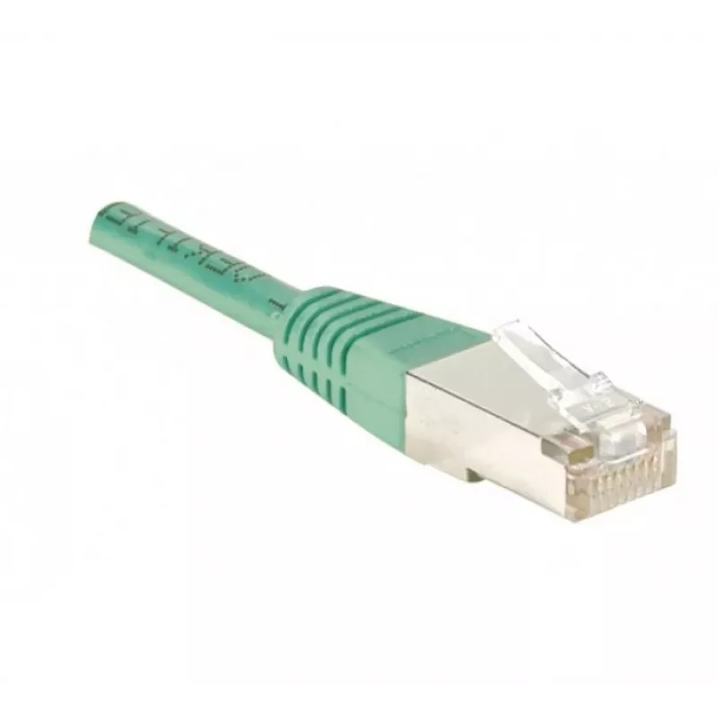 EXERTIS CONNECT Cat.5e F/UTP komutacinis kabelis, RJ45, žalias, 2,0 m 847142