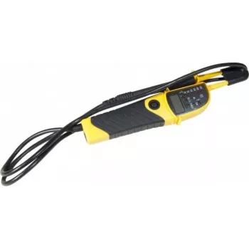 EXERTIS CONNECT įtampos testeris su LCD ekranu ir aukštos įtampos indikacija, 12-600V AC/DC 045076