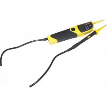 EXERTIS CONNECT įtampos testeris su LCD ekranu ir aukštos įtampos indikacija, 12-600V AC/DC 045076