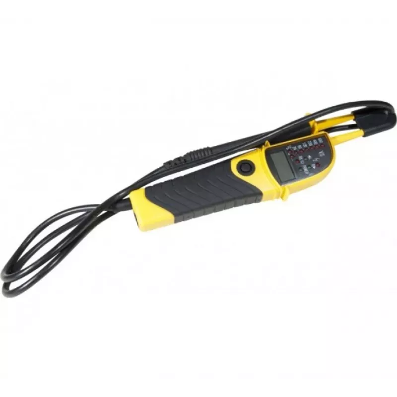 EXERTIS CONNECT įtampos testeris su LCD ekranu ir aukštos įtampos indikacija, 12-600V AC/DC 045076