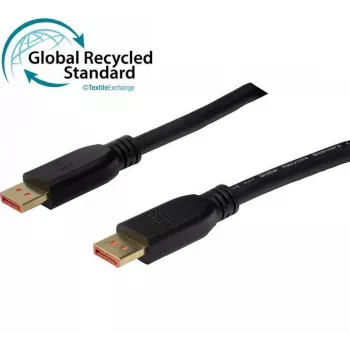 Exertis Connect DisplayPort 2.1 kabelis, 80 Gbit/s, UHBR20, 4:4:4, GRS, DisplayPort vyriškas į vyrišką, 3,0 m (127247)