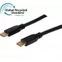 Exertis Connect DisplayPort 2.1 kabelis, 80 Gbit/s, UHBR20, 4:4:4, GRS, DisplayPort vyriškas į vyrišką, 3,0 m (127247)