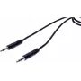EXERTIS CONNECT 3,5 mm stereo garso kabelis, vyriškas–vyriškas, 1,5 m, juodas, 108569