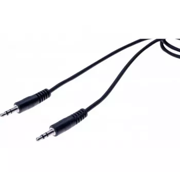 EXERTIS CONNECT 3,5 mm stereo garso kabelis, vyriškas–vyriškas, 1,5 m, juodas, 108569
