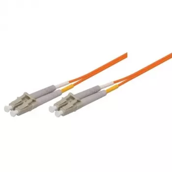 TECLINE OM1 šviesolaidinis komutacinis kabelis LC Duplex į LC Duplex, 62,5/125 µm, oranžinis, 30 m 86330