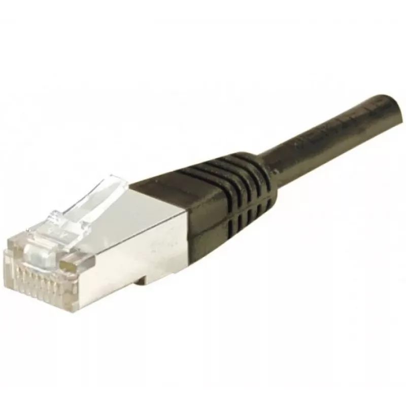 Exertis Connect 234230 Cat6 F/UTP tinklo komutacinis kabelis, 1 m, juodas