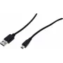 Exertis Connect USB 2.0 laidas, USB-A male į Mini-USB Type B male, 5,0 m, juodas 532418