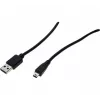 Exertis Connect USB 2.0 laidas, USB-A male į Mini-USB Type B male, 5,0 m, juodas 532418