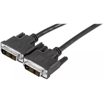 EXERTIS CONNECT DVI-D Single Link monitoriaus kabelis, 18+1 kontaktų DVI-D male į DVI-D male, 3,0 m, juodas 127480