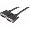 EXERTIS CONNECT DVI-D Single Link monitoriaus kabelis, 18+1 kontaktų DVI-D male į DVI-D male, 3,0 m, juodas 127480