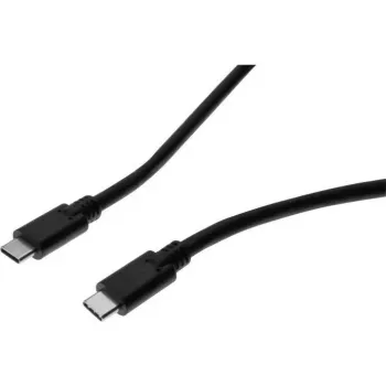 EXERTIS CONNECT USB 3.2 Gen 2x2 kabelis 20 Gbps / 240W USB-C į USB-C, juodas, 1,5 m (532650)